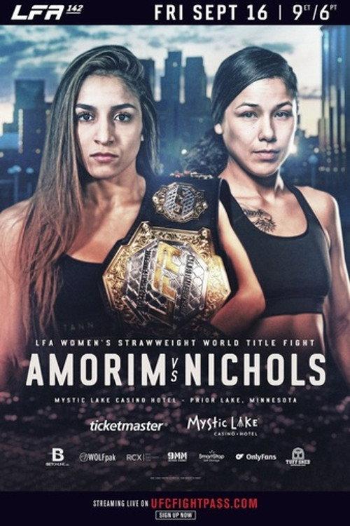 LFA 142: Amorim vs. Nichols 2022 official movie poster