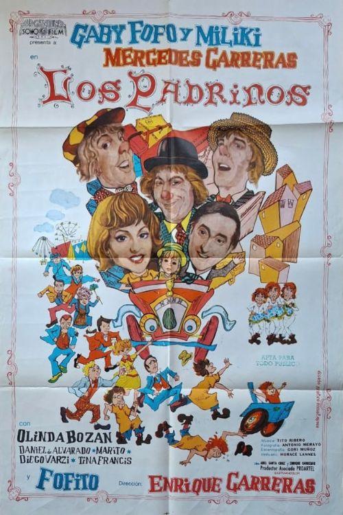 Los padrinos 1973 official movie poster