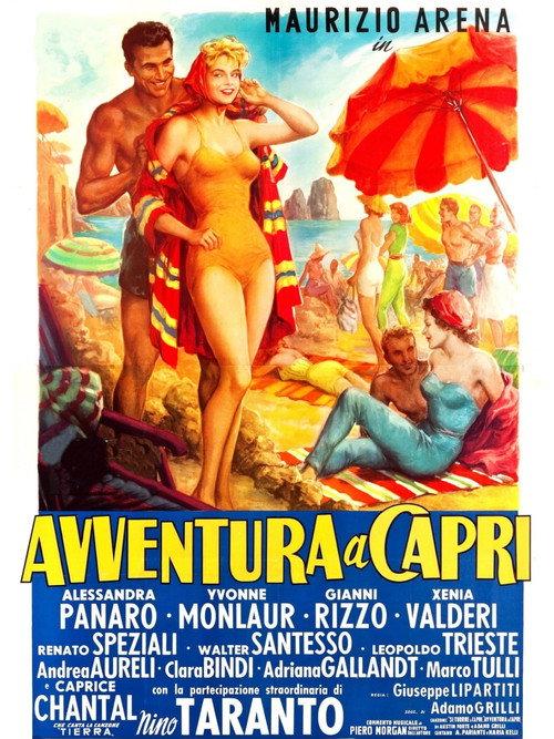 Adventure in Capri 1959 official movie poster