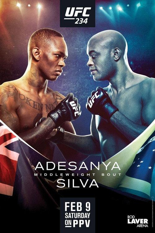 UFC 234: Adesanya vs. Silva 2019 official movie poster
