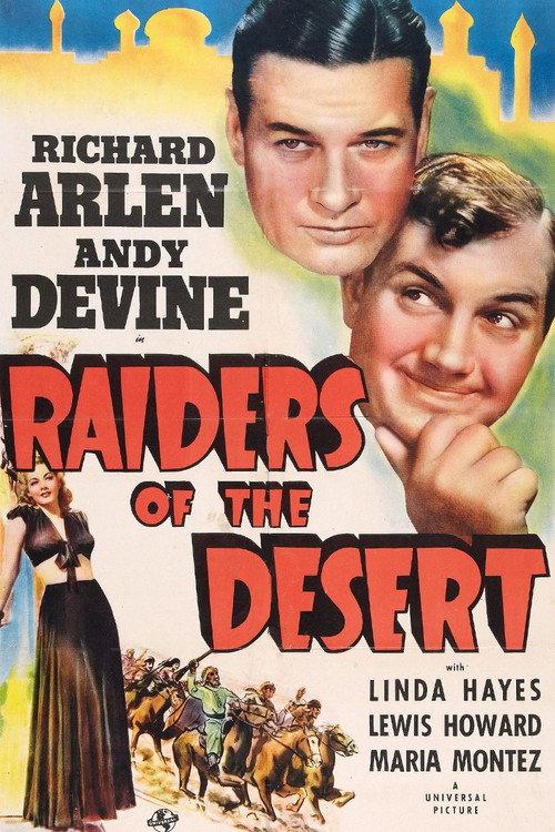 Raiders of the Desert 1941 official movie poster