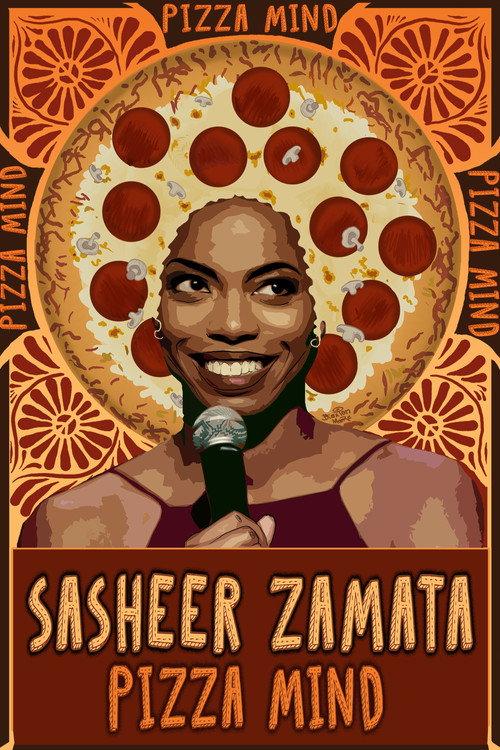Sasheer Zamata: Pizza Mind 2017 official movie poster