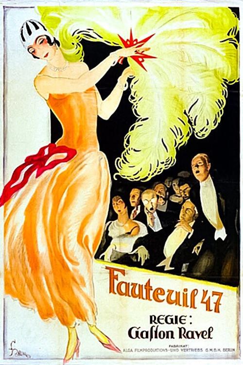 Le Fauteuil 47 1926 official movie poster