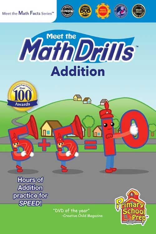 Meet the Math Drills - Addition 2018 official movie poster