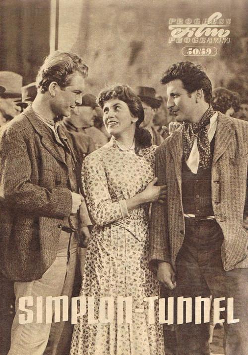 Simplon-Tunnel 1959 official movie poster