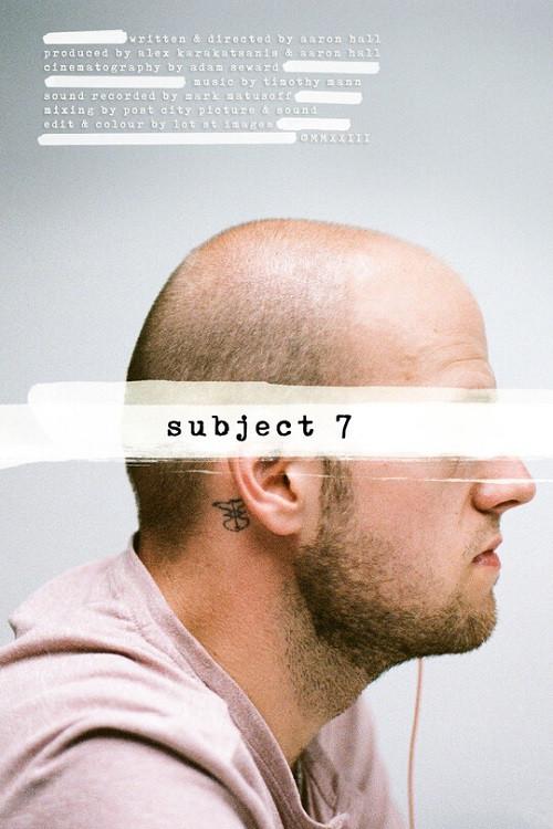 Subject 7 2024 official movie poster