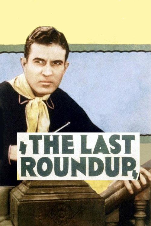 The Last Roundup 1929 official movie poster