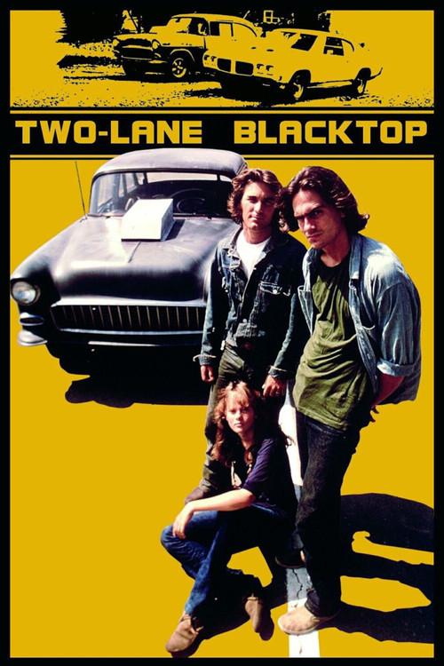 Two-Lane Blacktop 1971 official movie poster