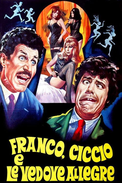 Franco, Ciccio and the Cheerful Widows 1968 official movie poster