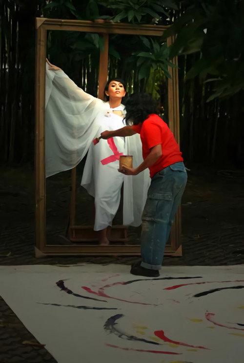 Upon the Love Canvas 2009 official movie poster