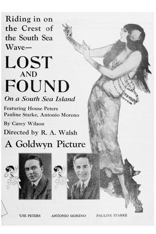 Lost and Found on a South Sea Island 1923 official movie poster