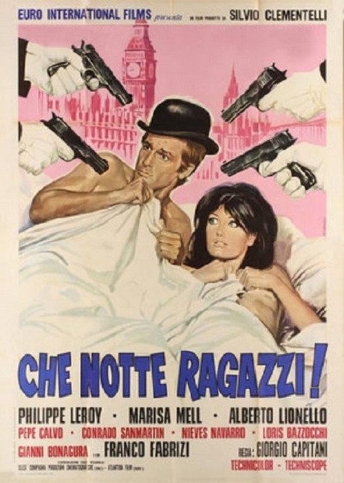 Che notte, ragazzi! 1966 official movie poster