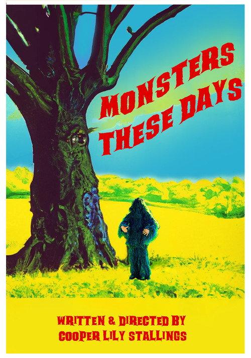 Monsters These Days 2023 official movie poster