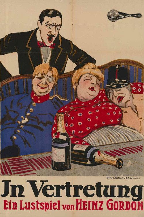 In Vertretung 1913 official movie poster