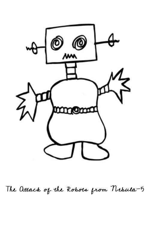 The Attack of the Robots from Nebula-5 2008 official movie poster