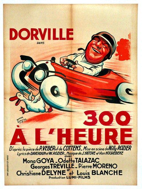 Trois cents à l'heure 1935 official movie poster
