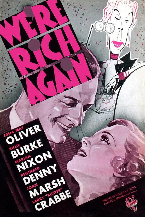 We're Rich Again 1934 official movie poster