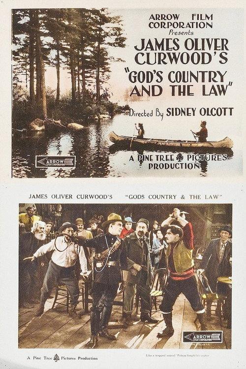 God's Country and the Law 1921 official movie poster