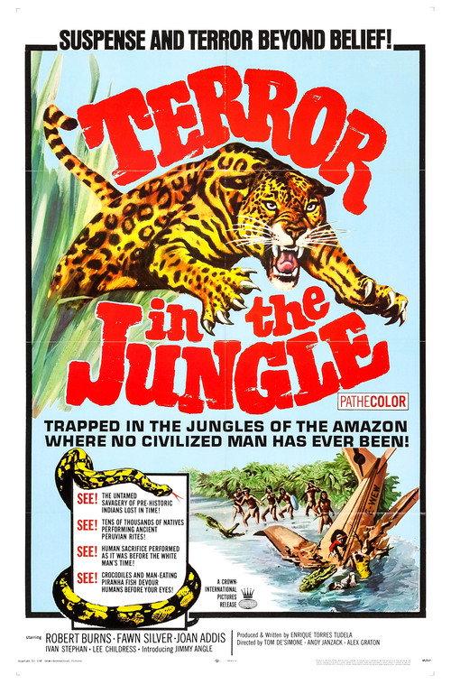 Terror in the Jungle 1968 official movie poster