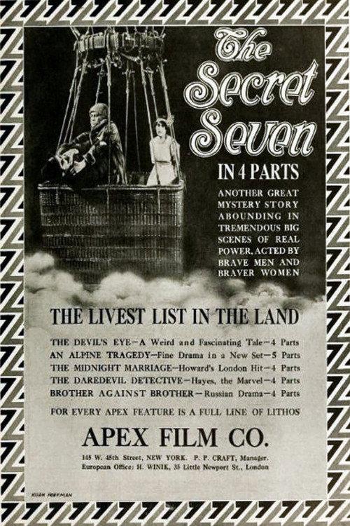 Paul Sleuth and the Mystic Seven 1914 official movie poster