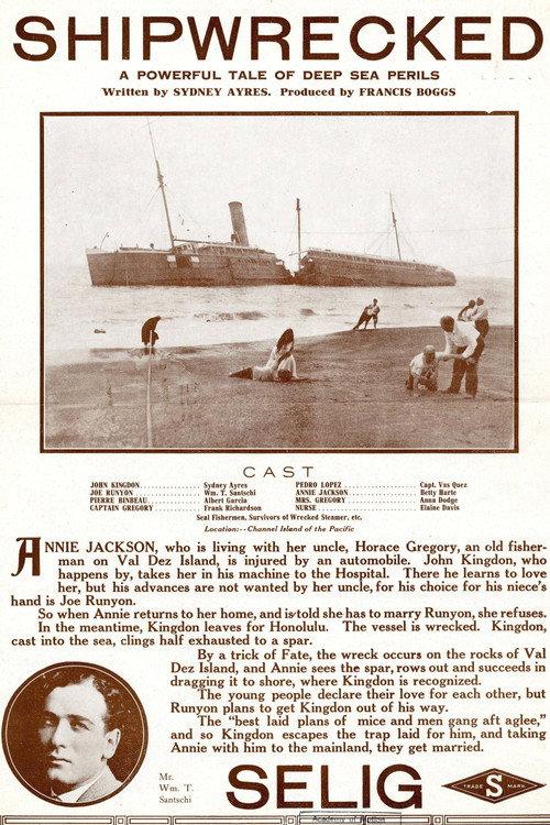 Shipwrecked 1911 official movie poster
