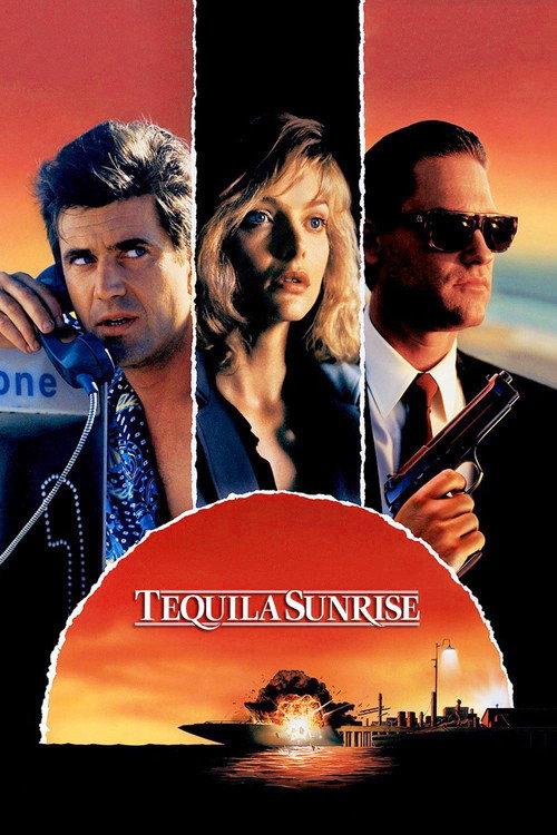 Tequila Sunrise 1988 official movie poster