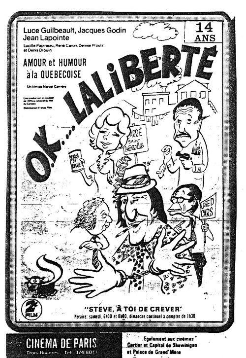 O.K.... Laliberté 1973 official movie poster