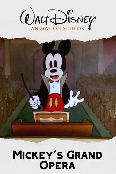 Mickey's Grand Opera 1936 official movie poster