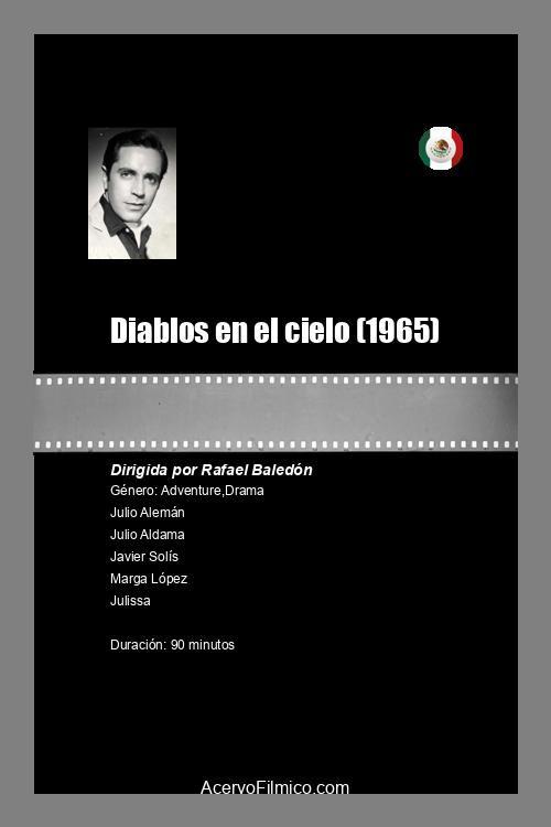 Diablos en el cielo 1965 official movie poster