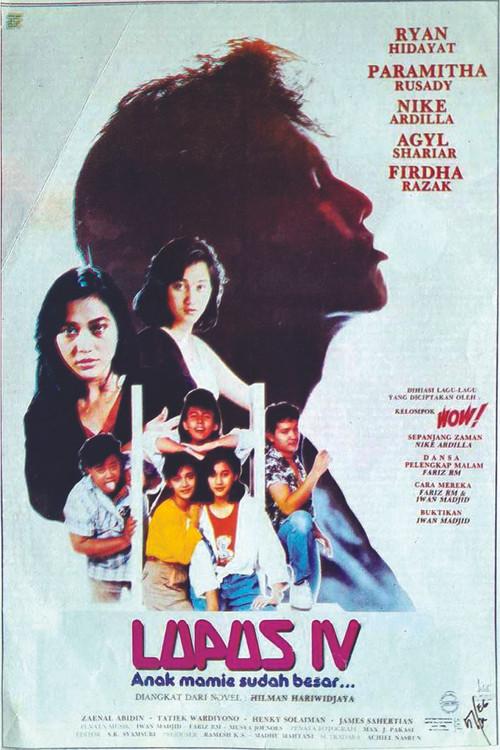 Lupus 4 (Anak Mami Sudah Besar) 1990 official movie poster