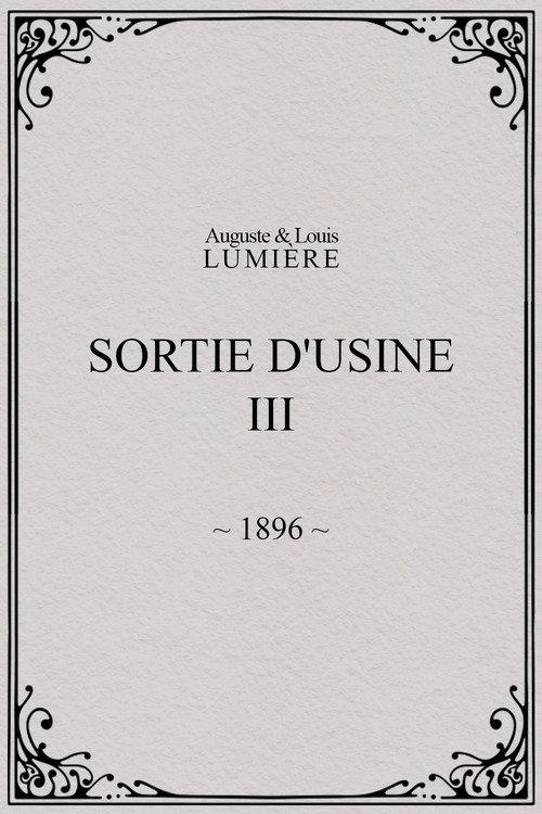 Sortie d'usine, [III] 1896 official movie poster