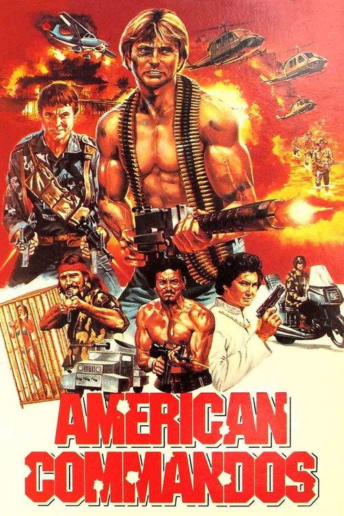 American Commandos 1985 official movie poster