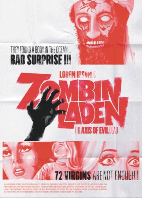 Zombinladen: The Axis of Evil Dead 2011 official movie poster