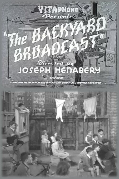 The Backyard Broadcast 1936 official movie poster