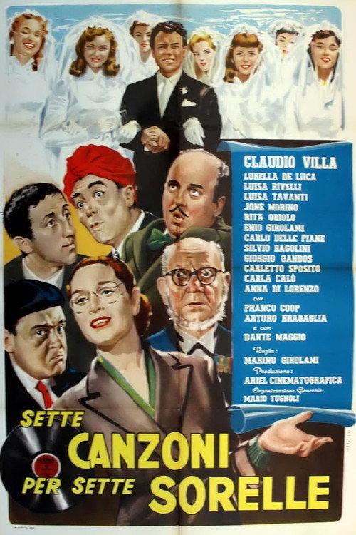 Sette canzoni per sette sorelle 1957 official movie poster