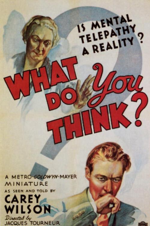 What Do You Think? 1937 official movie poster