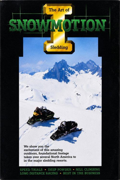 Snowmotion: The Art of Sledding 1992 official movie poster