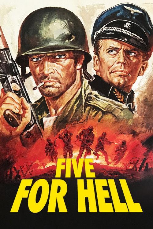 Five for Hell 1969 official movie poster