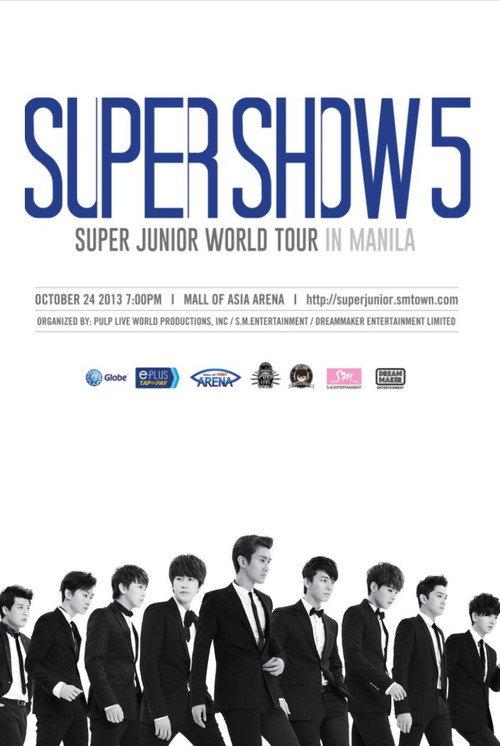 Super Junior World Tour - Super Show 5 2014 official movie poster