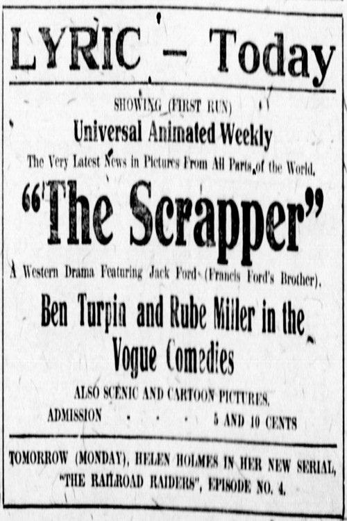 The Scrapper 1917 official movie poster