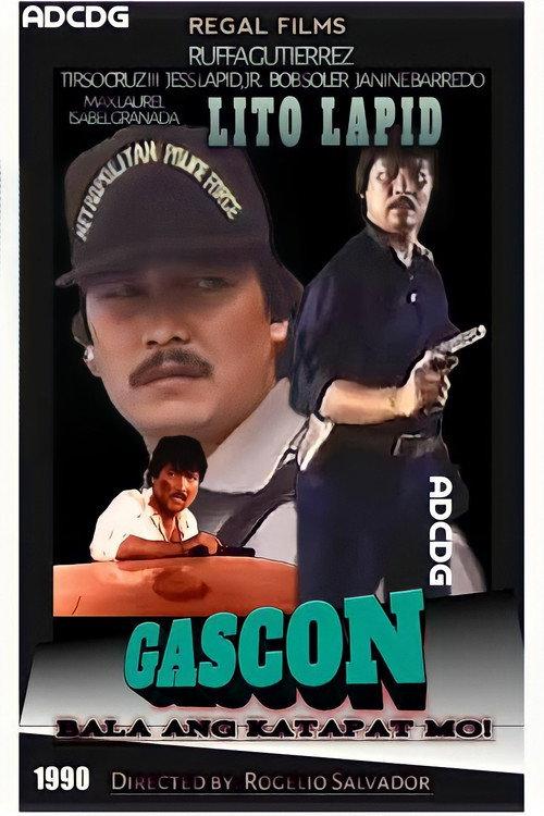Gascon... bala ang katapat mo 1993 official movie poster
