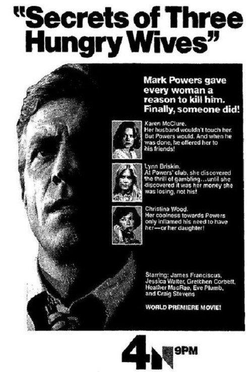 Secrets of Three Hungry Wives 1978 official movie poster