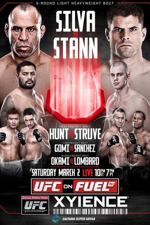 UFC on Fuel TV 8: Silva vs. Stann 2013 official movie poster