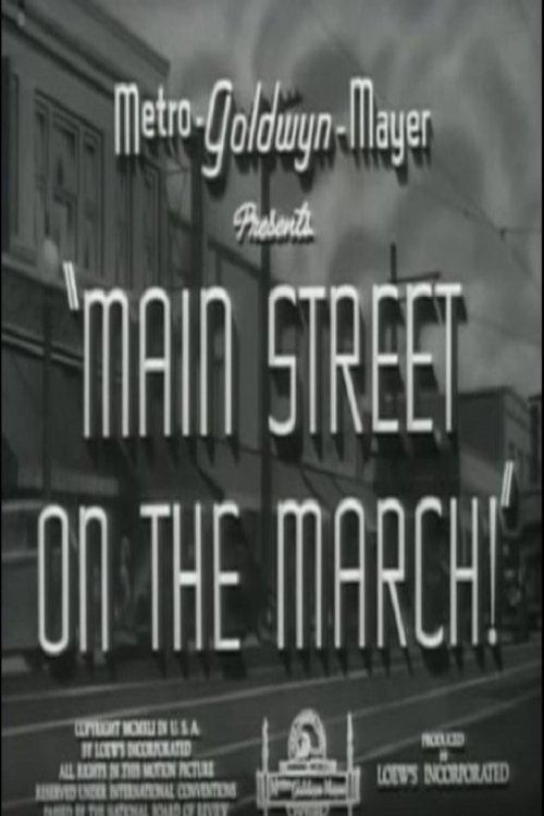 Main Street on the March! 1941 official movie poster
