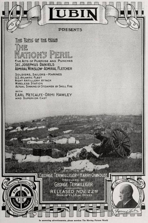 The Nation's Peril 1915 official movie poster