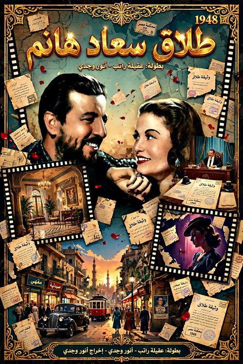 Divorce of Saad Hanem 1948 official movie poster