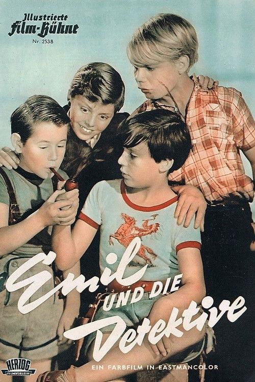 Emil and the Detectives 1954 official movie poster