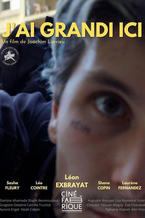 J'ai grandi ici 2022 official movie poster