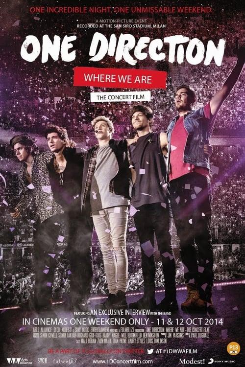 One Direction: Where We Are - The Concert Film 2014 official movie poster