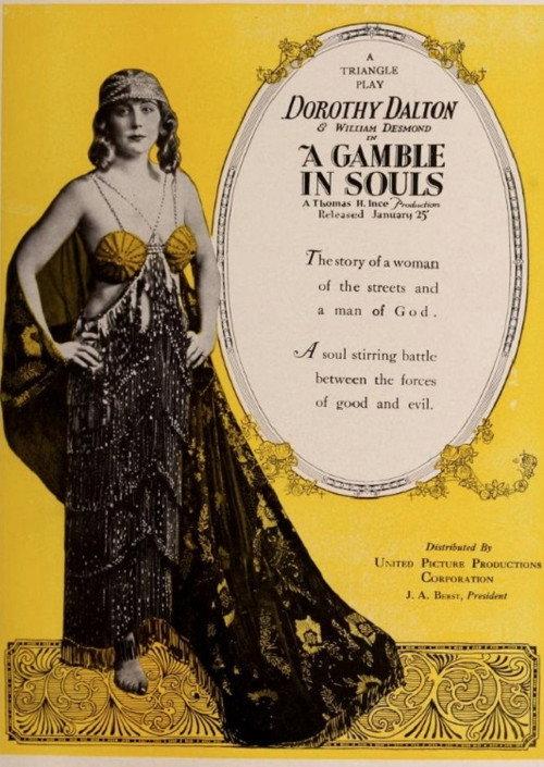 A Gamble in Souls 1916 official movie poster